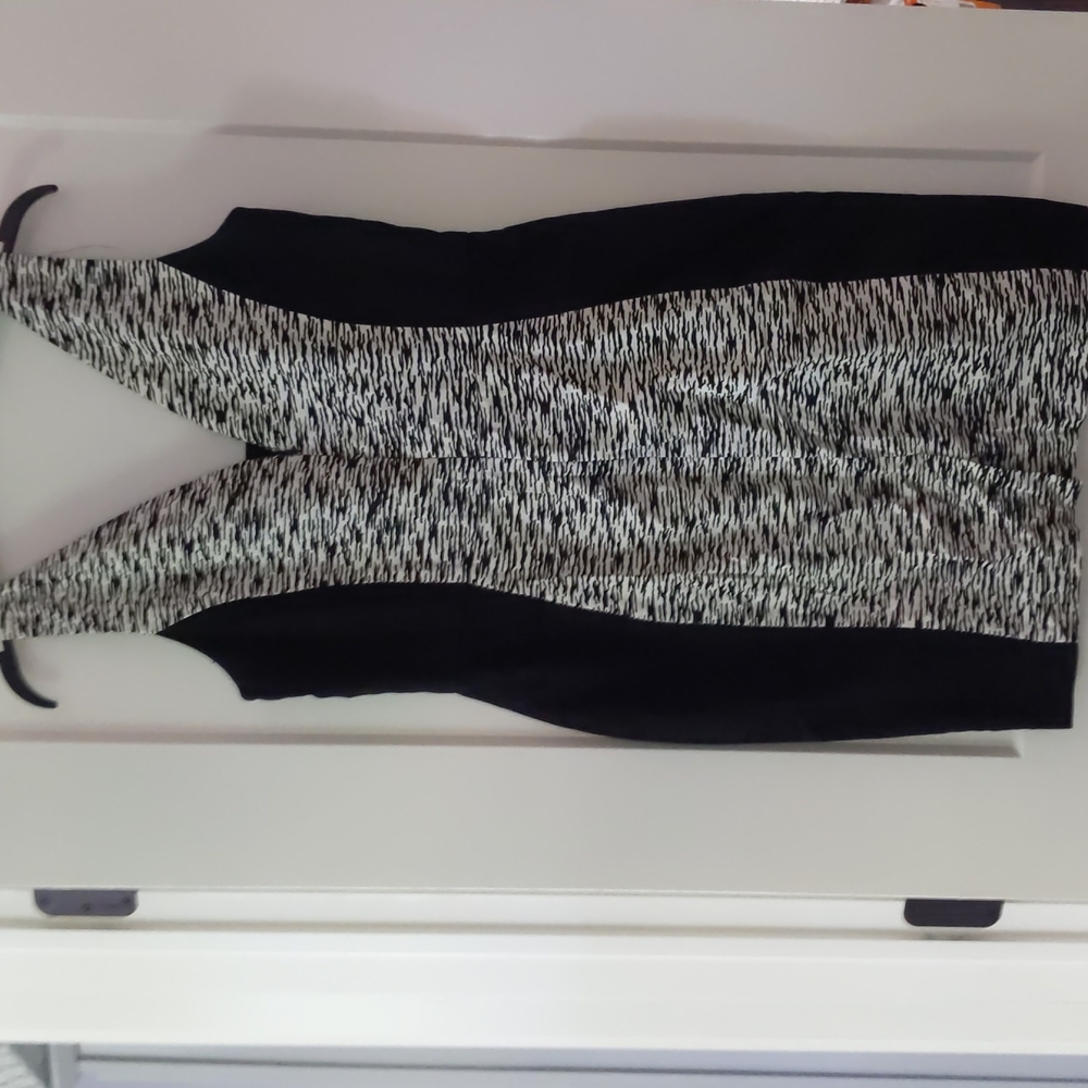 French Connection Color Block Sleeveless Dress Sz… - image 2